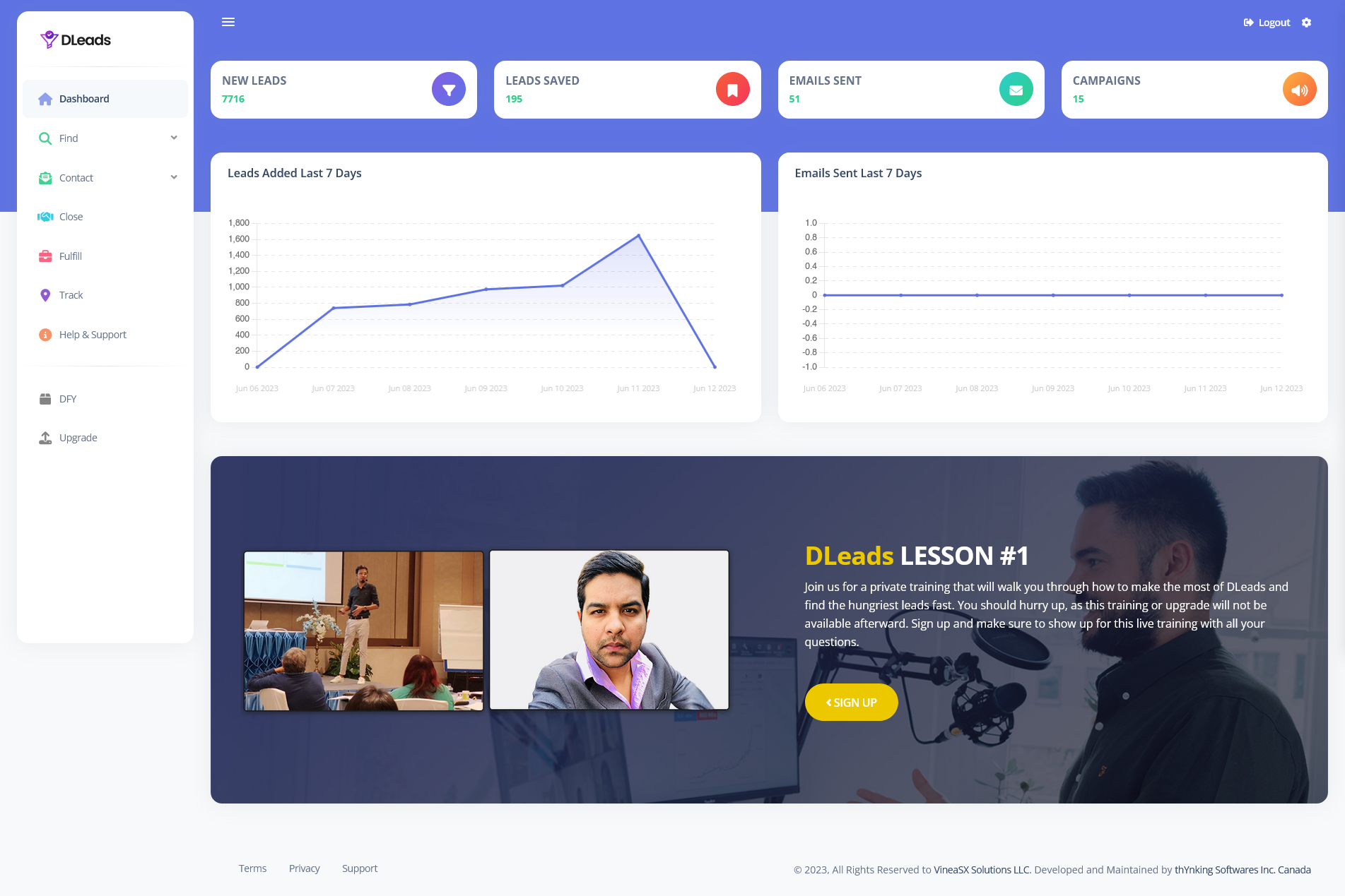 DLeads.io – All-in-One Lead Generation & Outreach SaaS (Laravel) Full Image